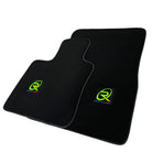 Black Floor Mats for BMW M6 E24 (1983-1989) with Black Trim - AutoWin