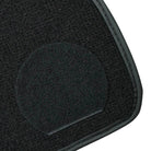 Black Floor Mats for BMW M6 E24 (1983-1989) with Black Trim - AutoWin