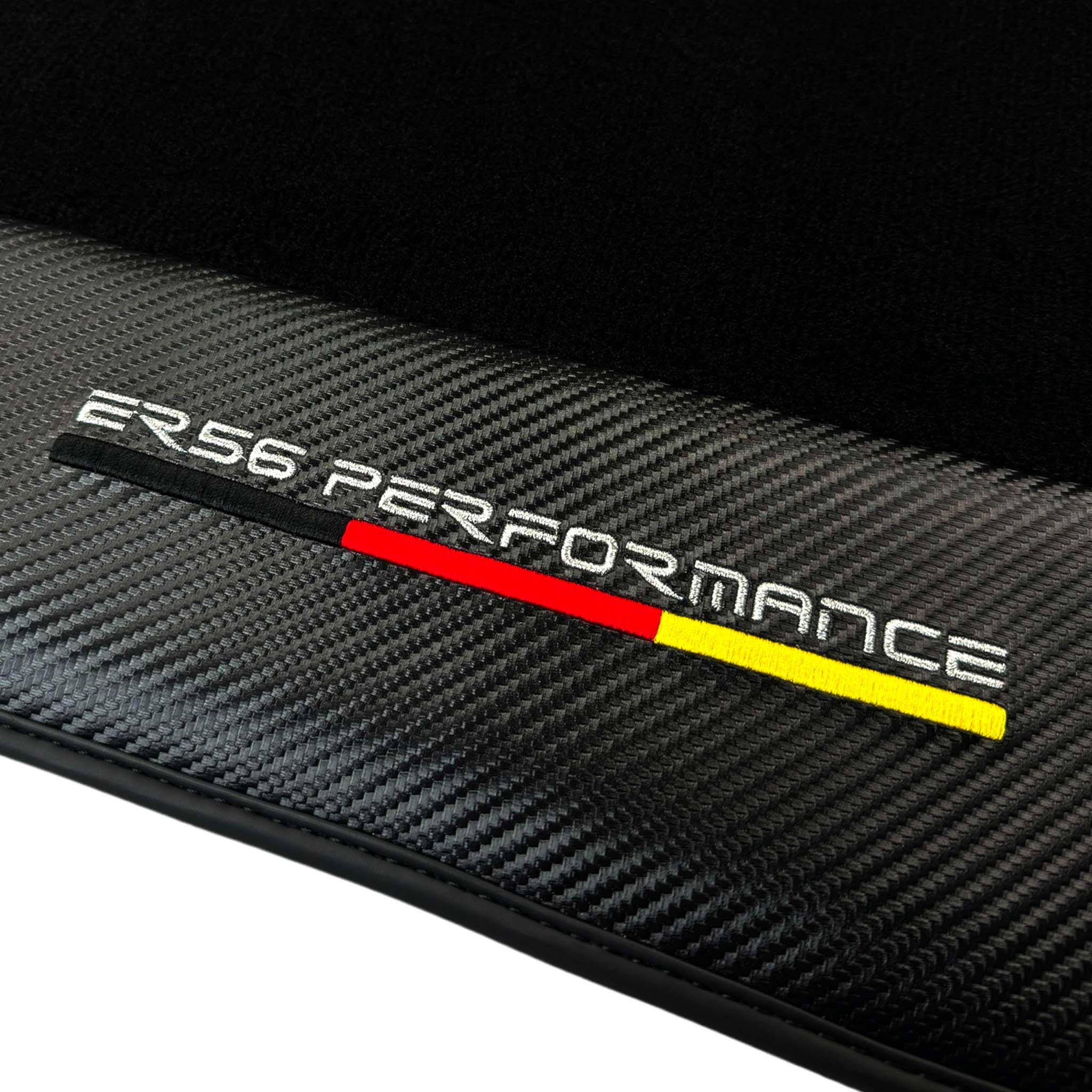 Black Floor Mats for Audi A6 - C6 Avant Facelift (2008-2011) | ER56 Performance