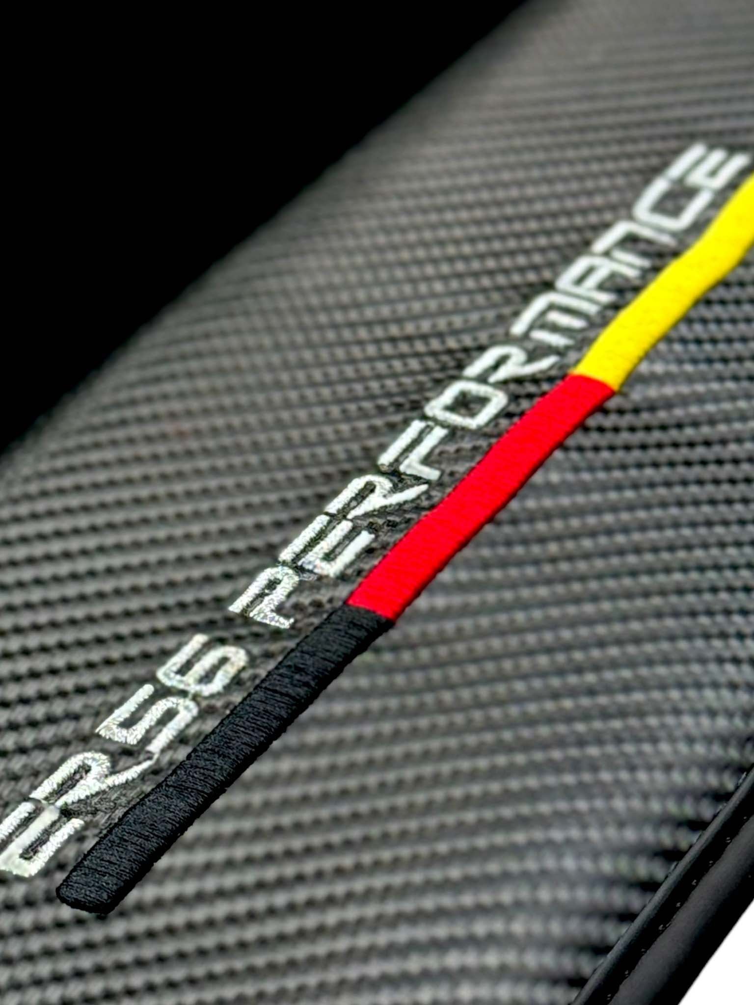 Black Floor Floor Mats For BMW 6 Series F12 | ER56 Performance | Carbon Edition