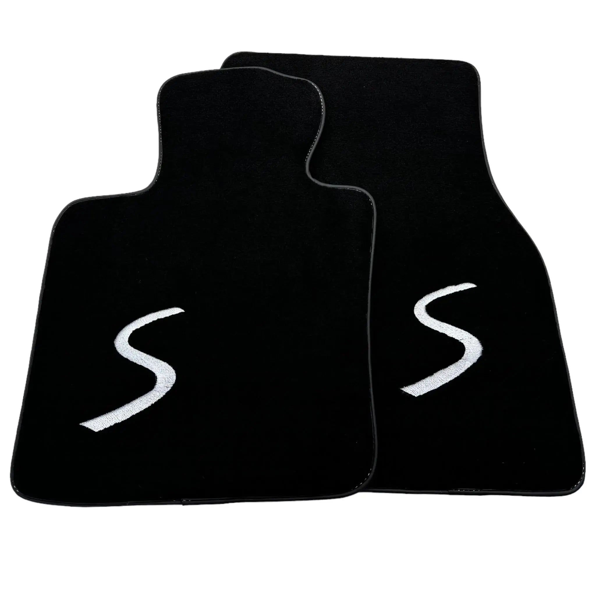 Black Floor Mats for Mini Cabrio R56 Convertible (2009-2016)