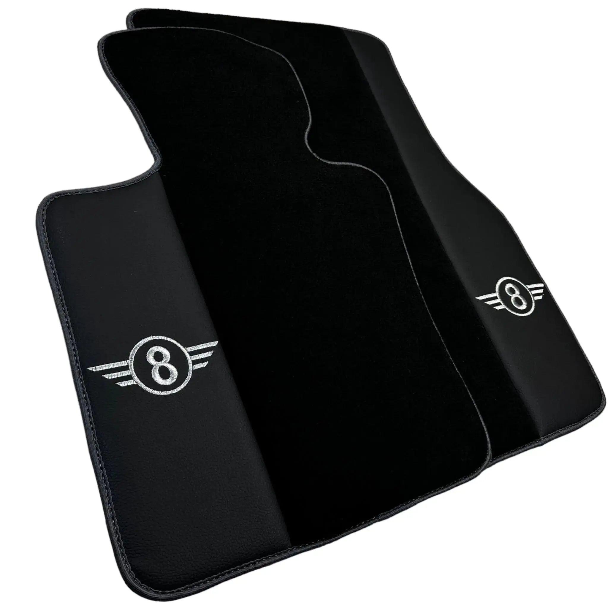 Black Floor Mats for Mini Clubman F54 (2015-2019) | Gray Trim - AutoWin