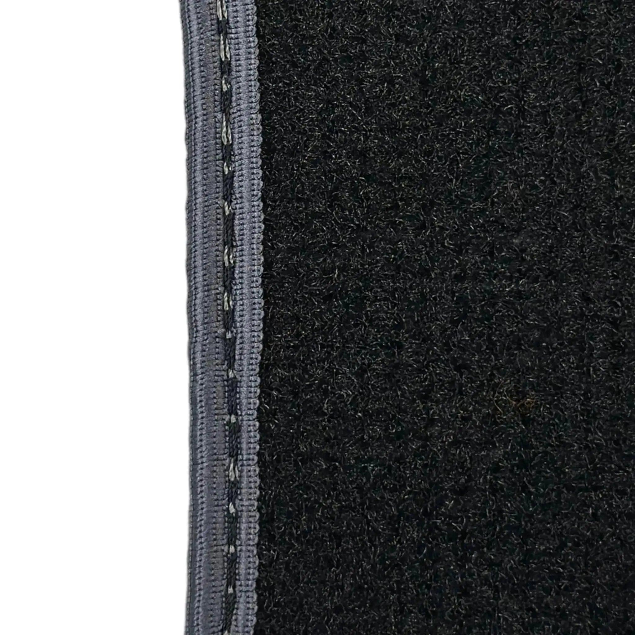 Black Floor Mats for Mini Clubman F54 (2015-2019) | Gray Trim - AutoWin