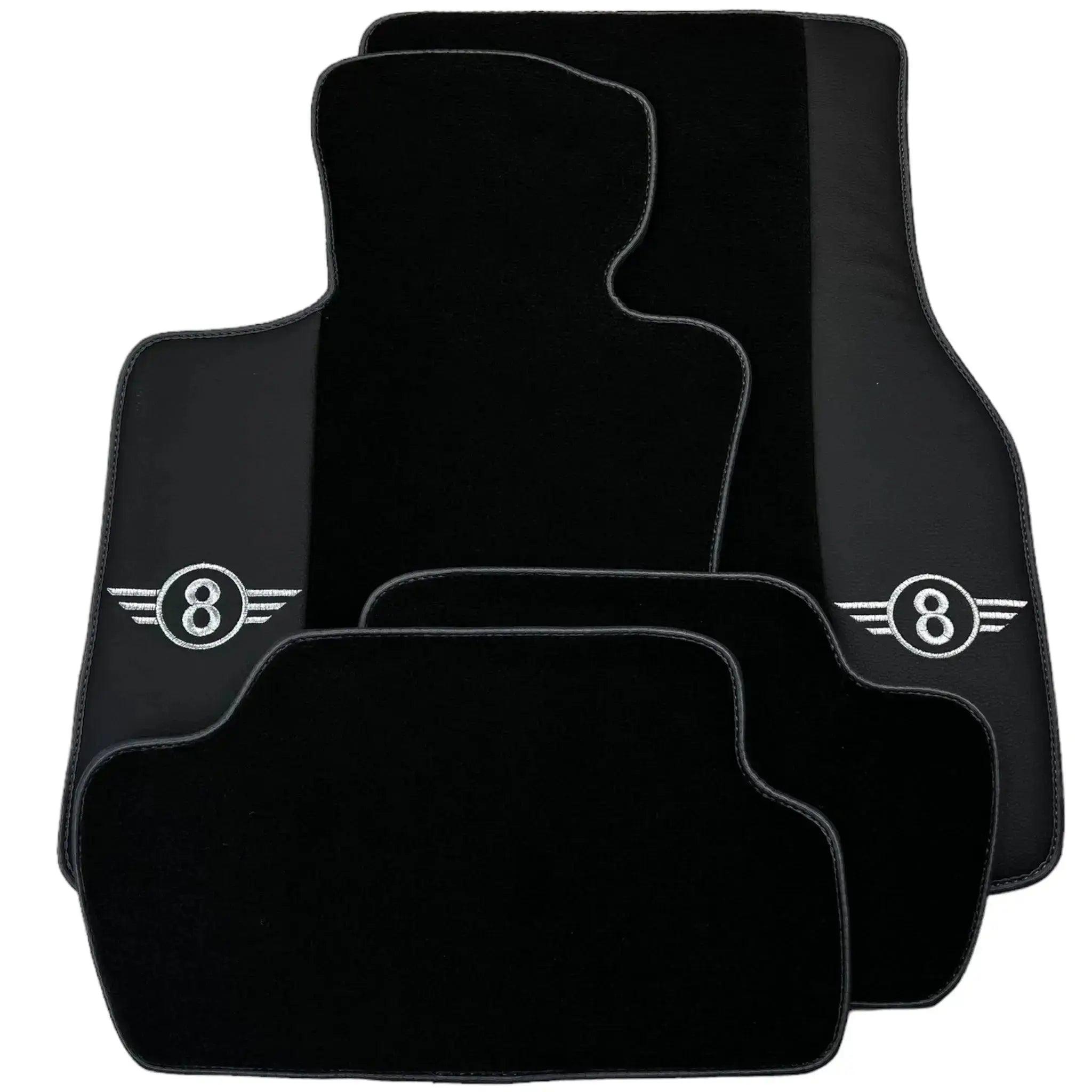 Black Floor Mats for Mini Clubman R55 (2007-2015) | Gray Trim - AutoWin