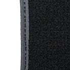 Black Floor Mats for Mini Countryman F60 Hybrid (2020-2023) with Gray Trim