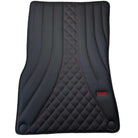 Black Leather Floor Mats For Mercedes Benz C-Class S206 Wagon (2021-2023) | ER56 Design - AutoWin