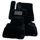 Black Sheepskin Floor Mats For Mercedes Benz C-Class W206 Sedan (2021-2023) | ER56 Design - AutoWin