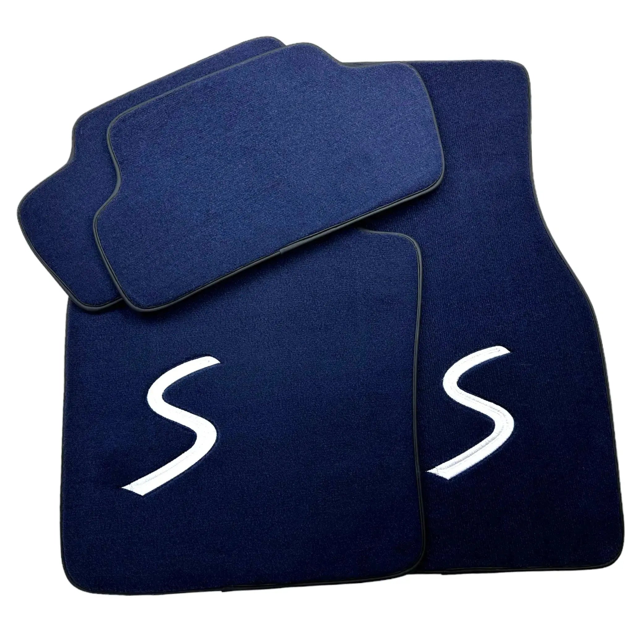 Dark Blue Floor Mats for Mini Cabrio R52 Convertible (2004-2009)