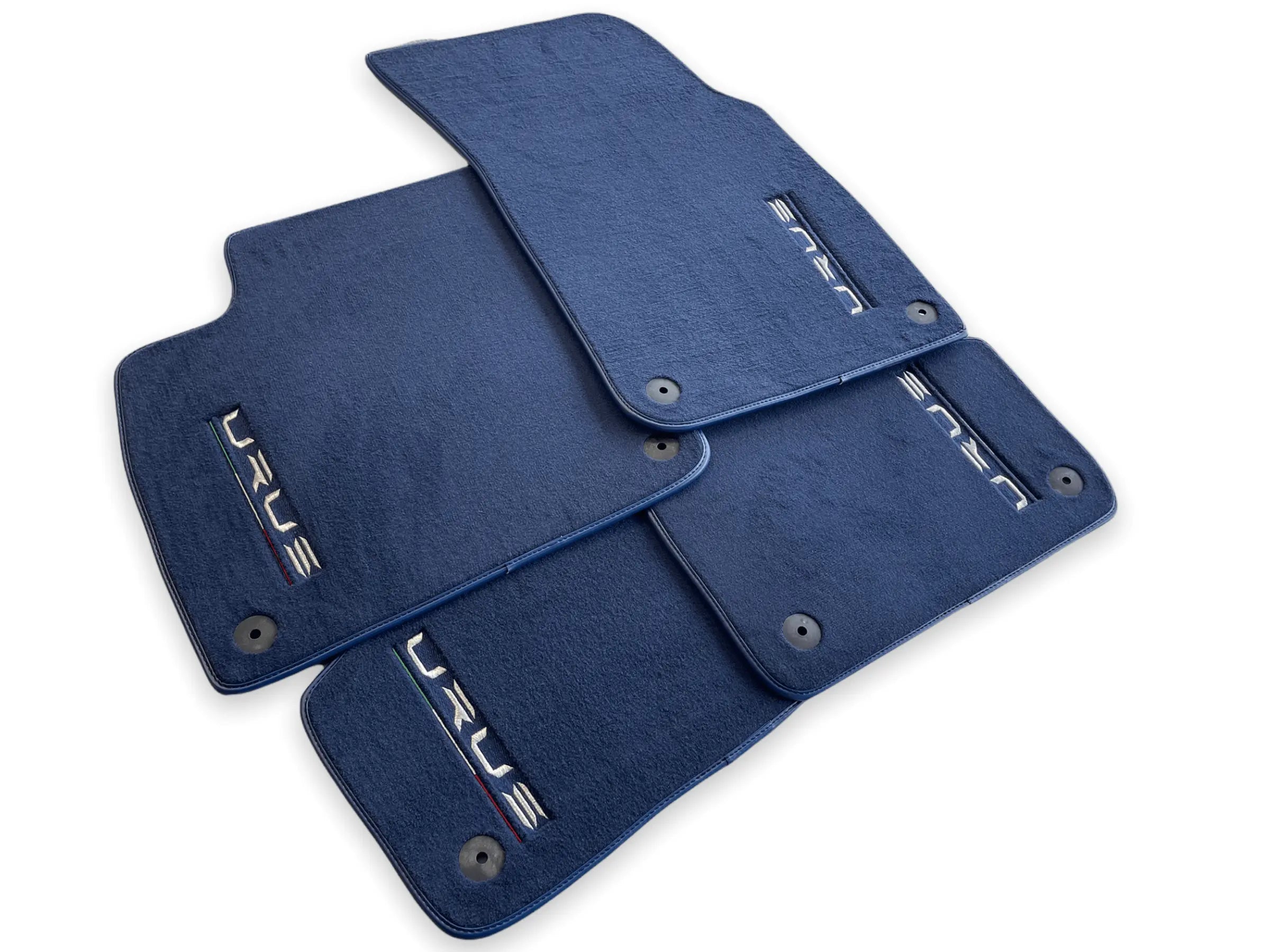 Floor Mats For Lamborghini Urus Dark Blue Tailored Carpets - AutoWin