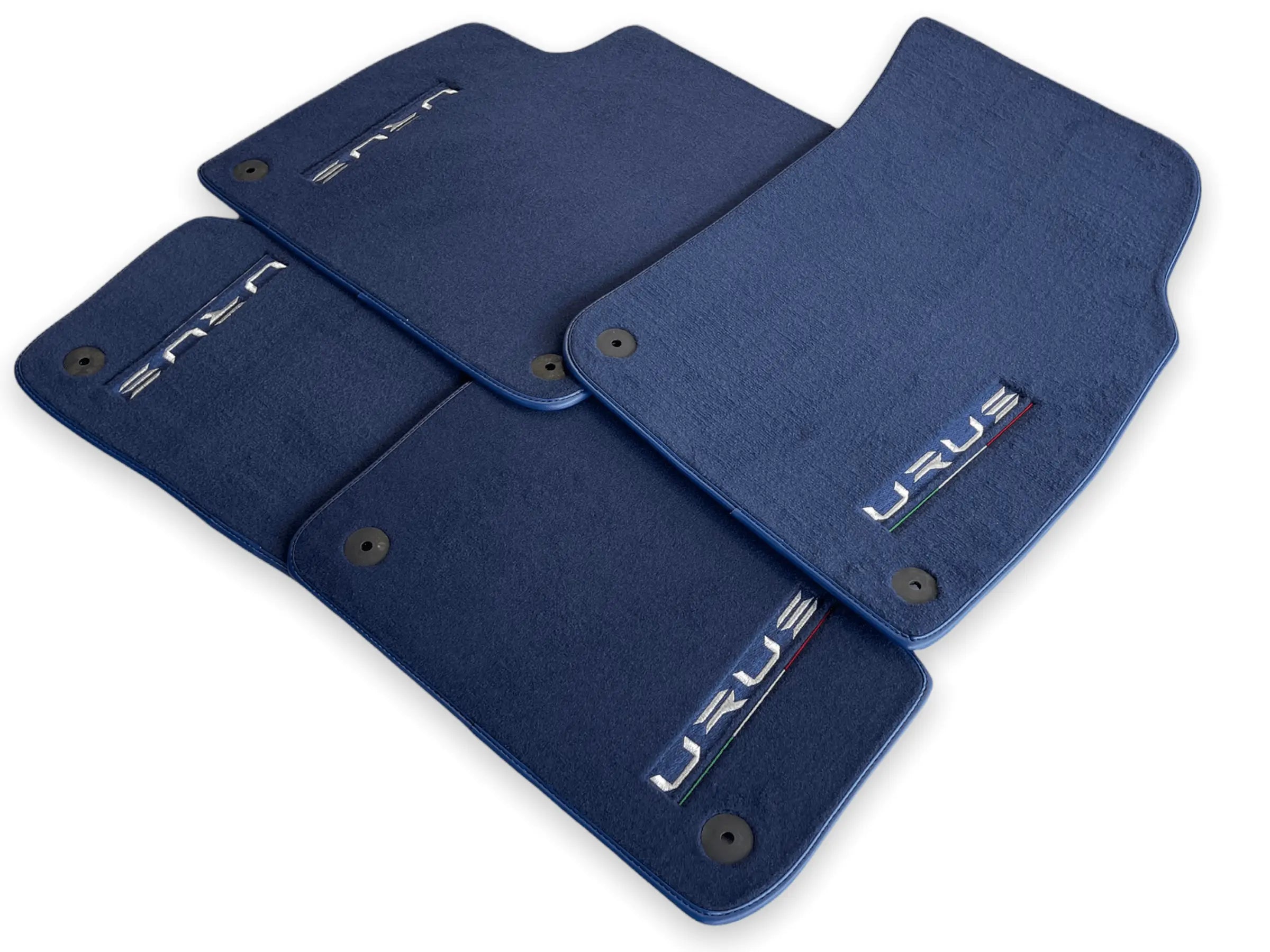 Floor Mats For Lamborghini Urus Dark Blue Tailored Carpets - AutoWin