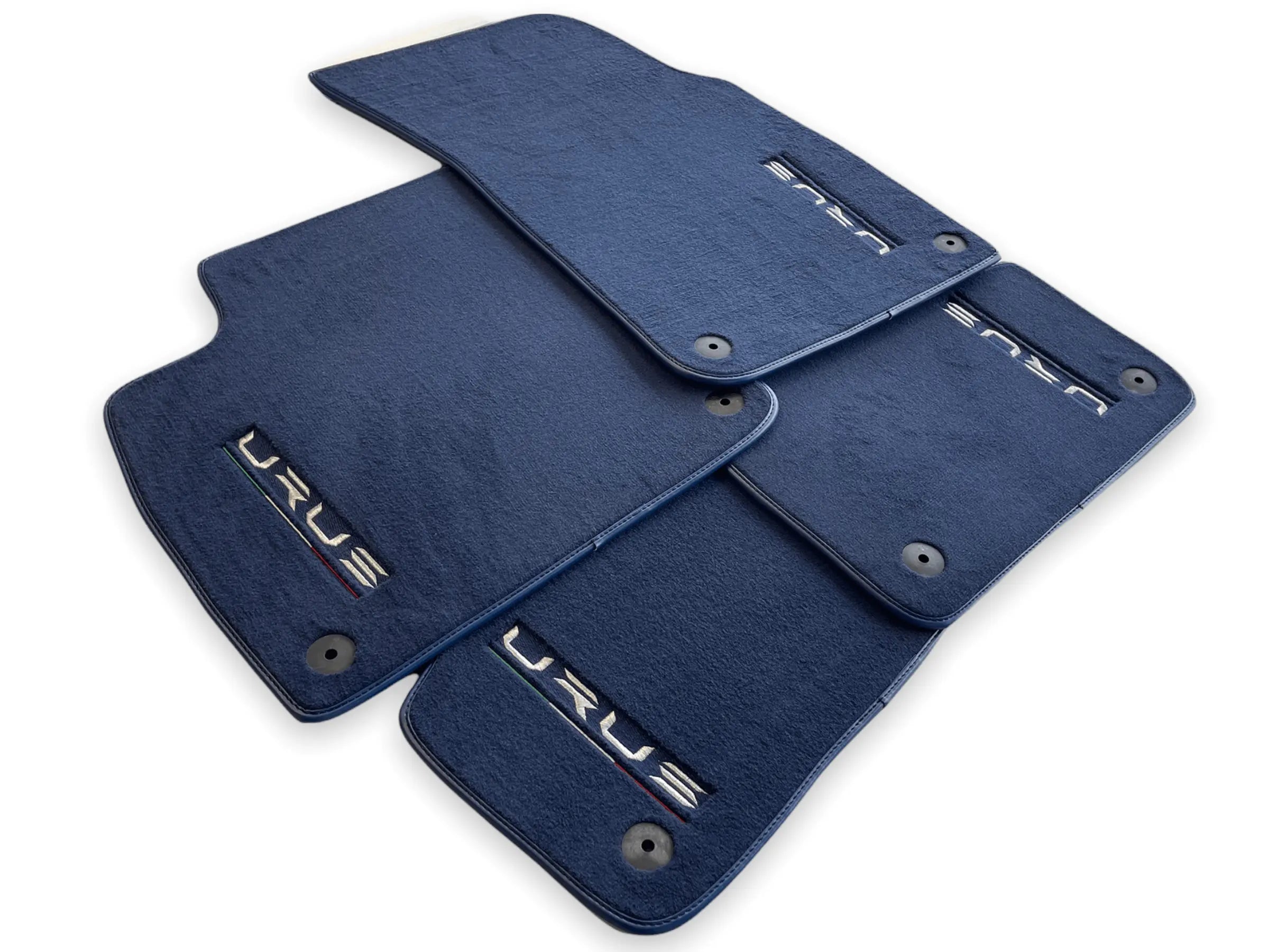 Floor Mats For Lamborghini Urus Dark Blue Tailored Carpets - AutoWin