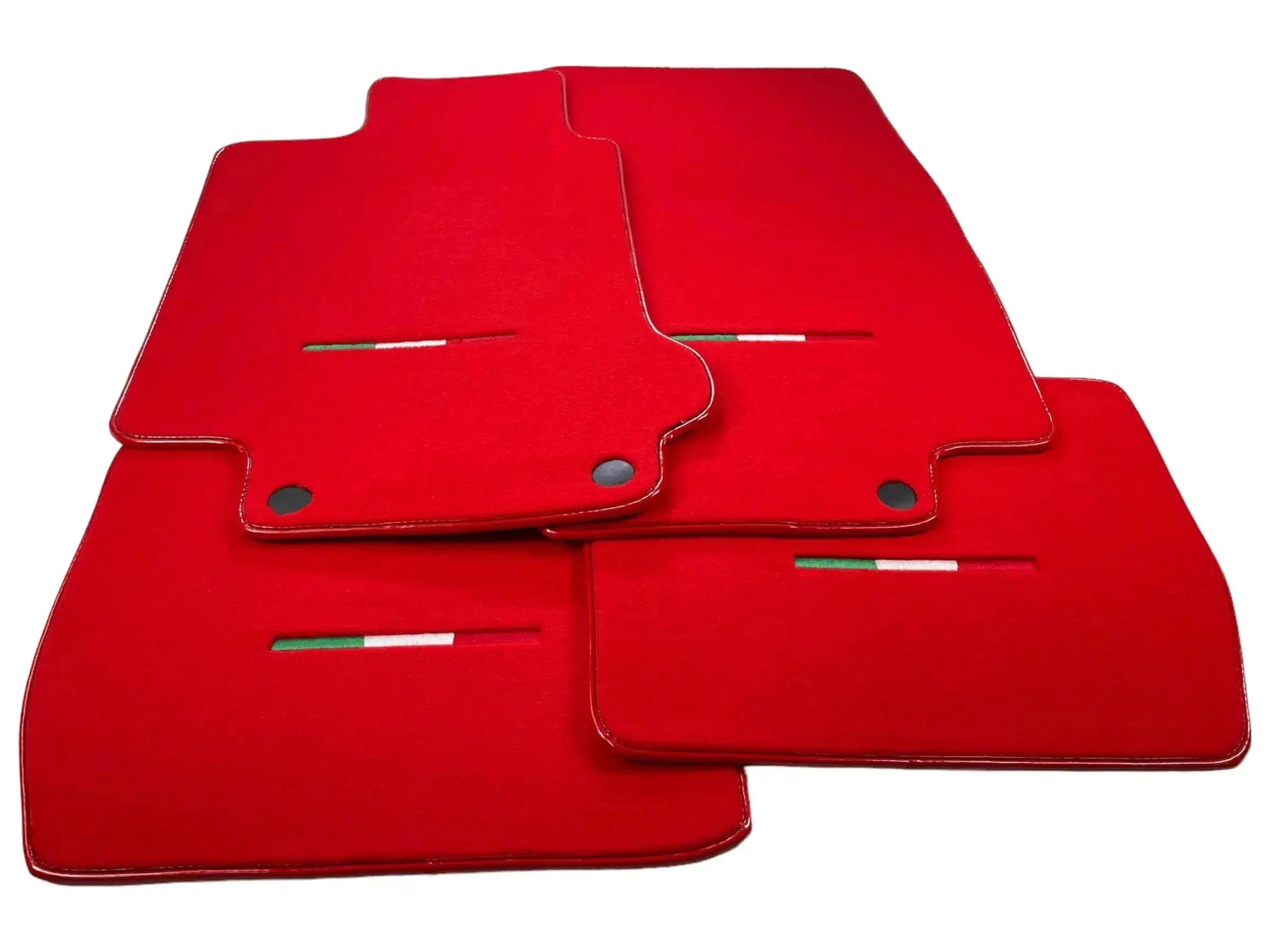 Floor Mats For Maserati GranTurismo Red IT Edition - AutoWin