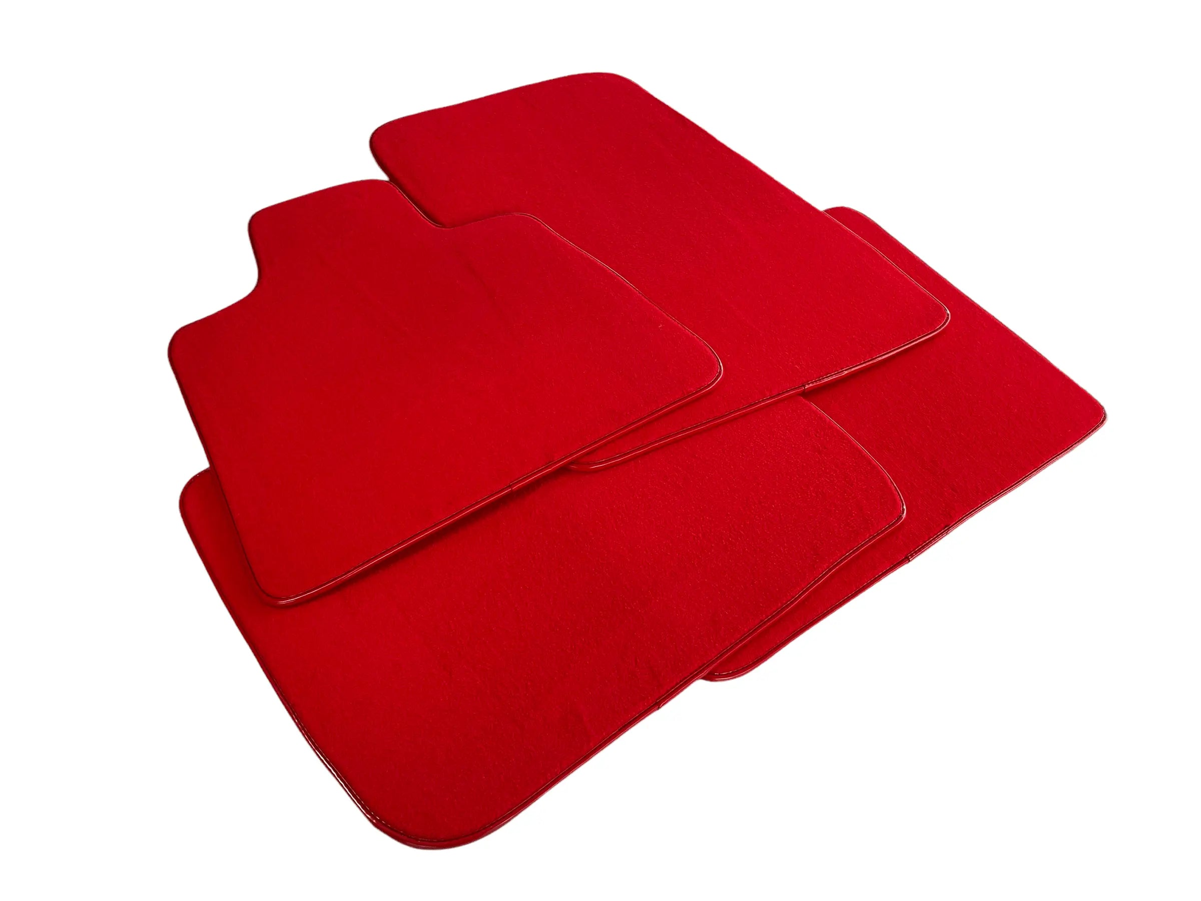 Floor Mats For Rolls Royce Shadow 1965-1977 Red - AutoWin