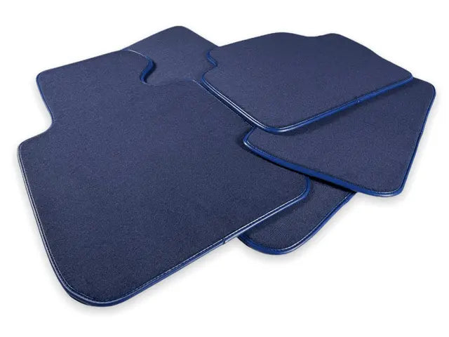 Floor Mats For Rolls Royce Wraith 2013-2023 Dark Blue - AutoWin