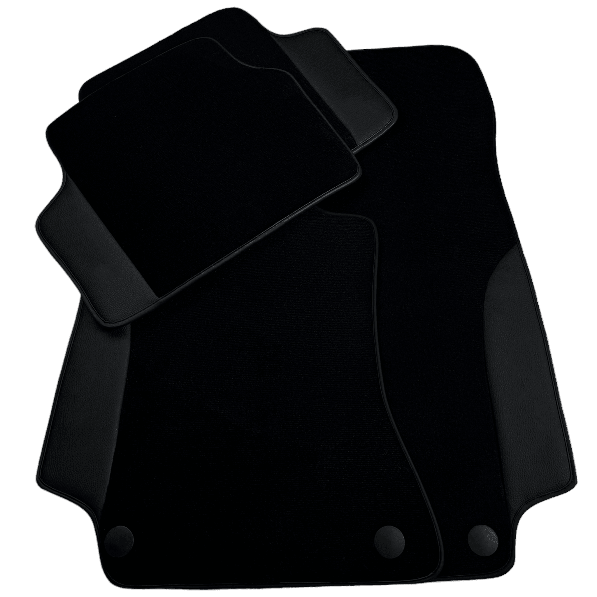 Customizable Black Floor Mats For Mercedes Benz C-Class W203 Sedan 4Matic (2000-2007) 