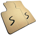 Beige Floor Mats for Mini Cooper / One Electric (2020-2023)