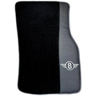 Black Floor Mats for Mini Cooper / One R50 (2001-2007) with Gray Trim