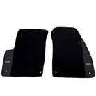 ER56 Design Black Floor Mats for Chrysler PT Cruiser (2001-2010) with Leather - AutoWin