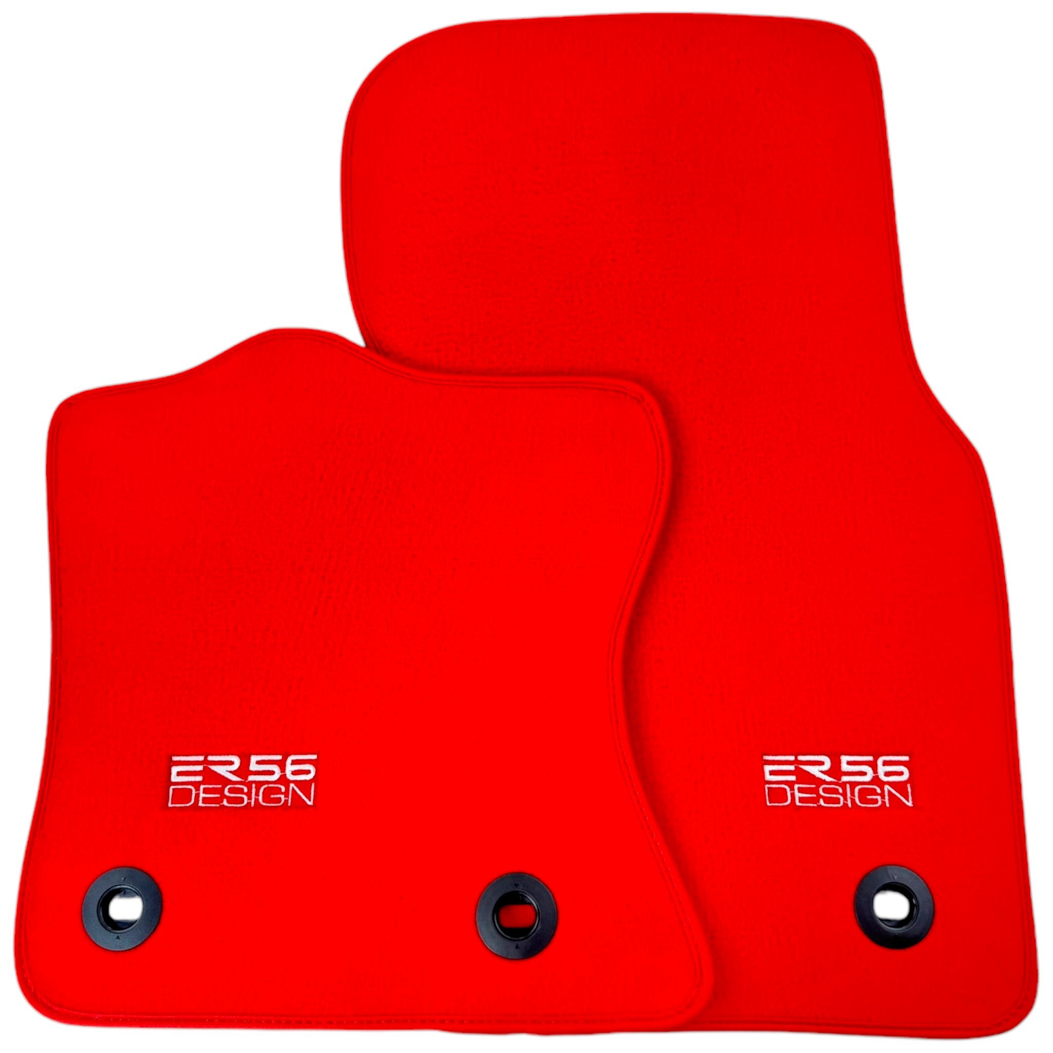 Red Floor Mats for Jaguar S-Type (2002-2008) ER56 Design - AutoWin