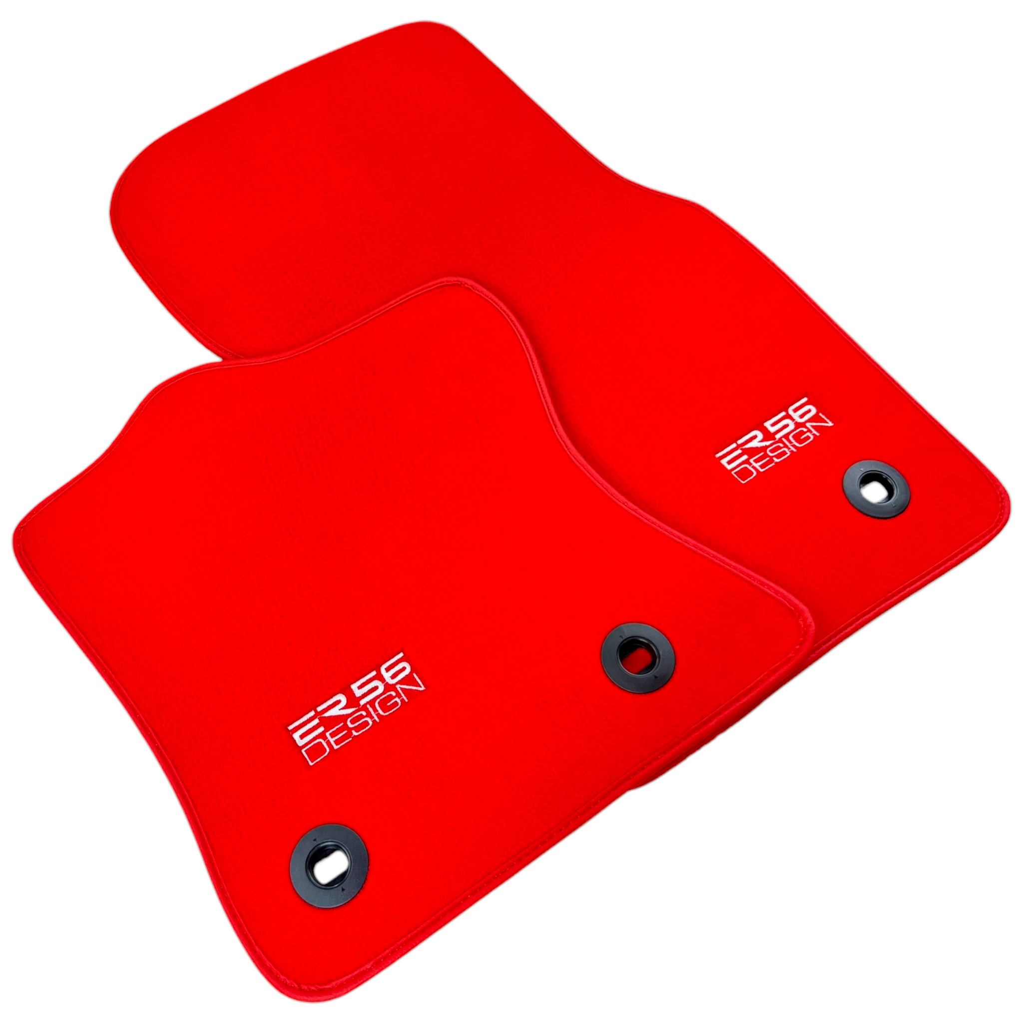 Red ER56 Design Floor Mats for Jaguar XE (2015-2019)