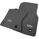 Gray Floor Mats for Jaguar F-Pace (2021-2024) Plug-in Hybrid by ER56 Design - AutoWin