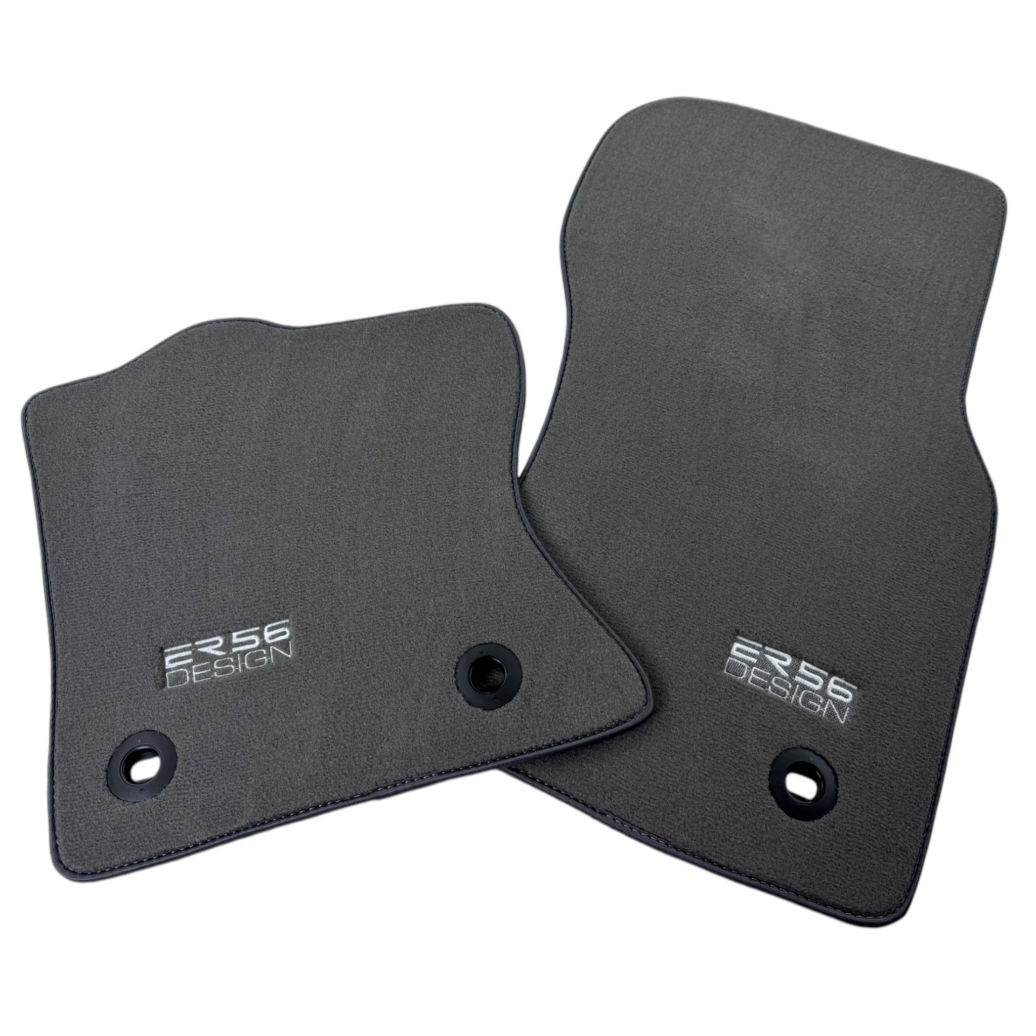 Gray Floor Mats for Jaguar F-Pace (2021-2024) Plug-in Hybrid by ER56 Design - AutoWin