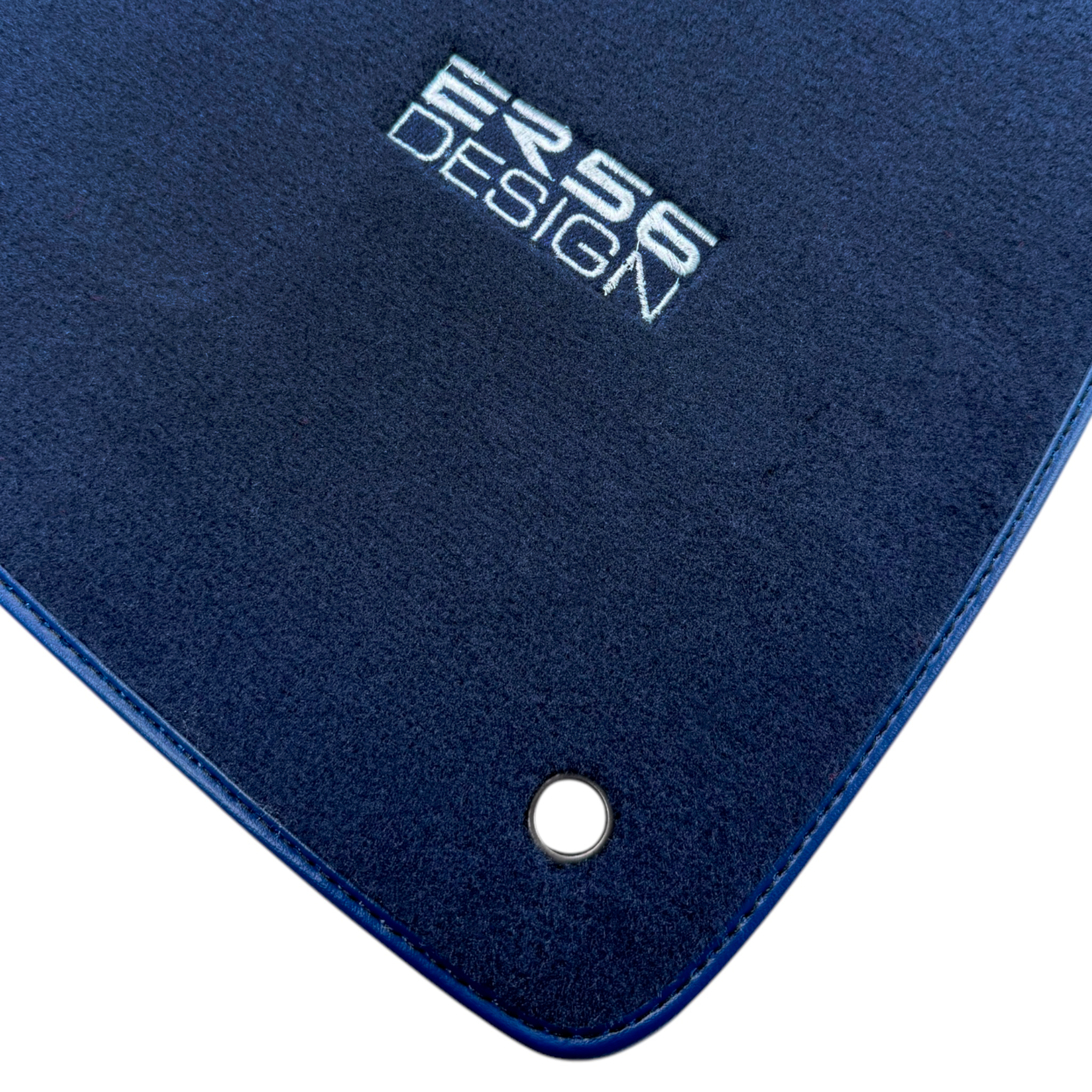 Dark Blue Floor Mats for Jeep Grand Cherokee WK2 (2011-2023) Double Fixation by ER56 Design