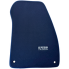 Dark Blue Floor Mats for Dodge Ram 1500 (2019-2024) by ER56 Design