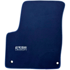 Dark Blue Floor Mats for Lincoln Nautilus (2019-2024) SUV by ER56 Design