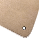 Beige Floor Mats for Range Rover Evoque (2011-2015) 3/5-Doors by AutoWin