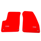 Red Floor Mats for Dodge Ram 1500 (2019-2024) by ER56 Design - AutoWin