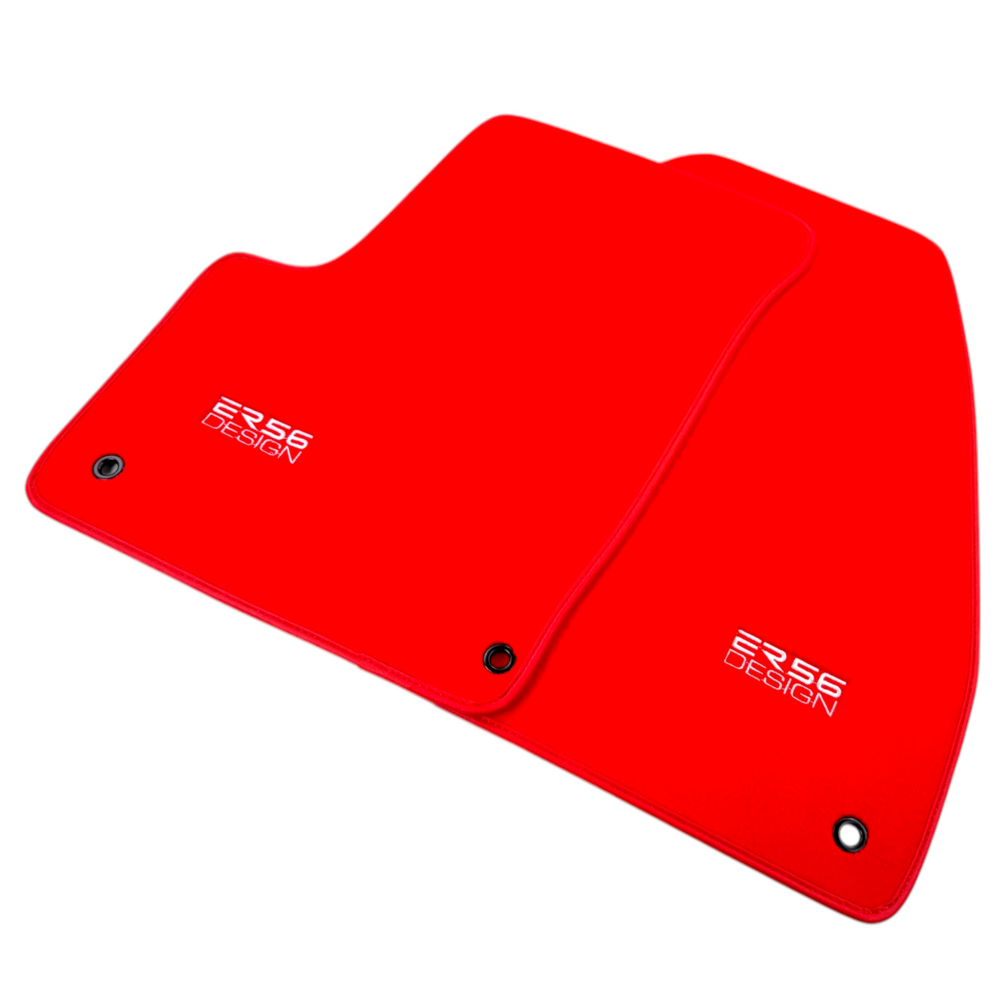 Red Floor Mats for Chevrolet Captiva C140 5-Seater (2011-2015) by ER56 Design - AutoWin