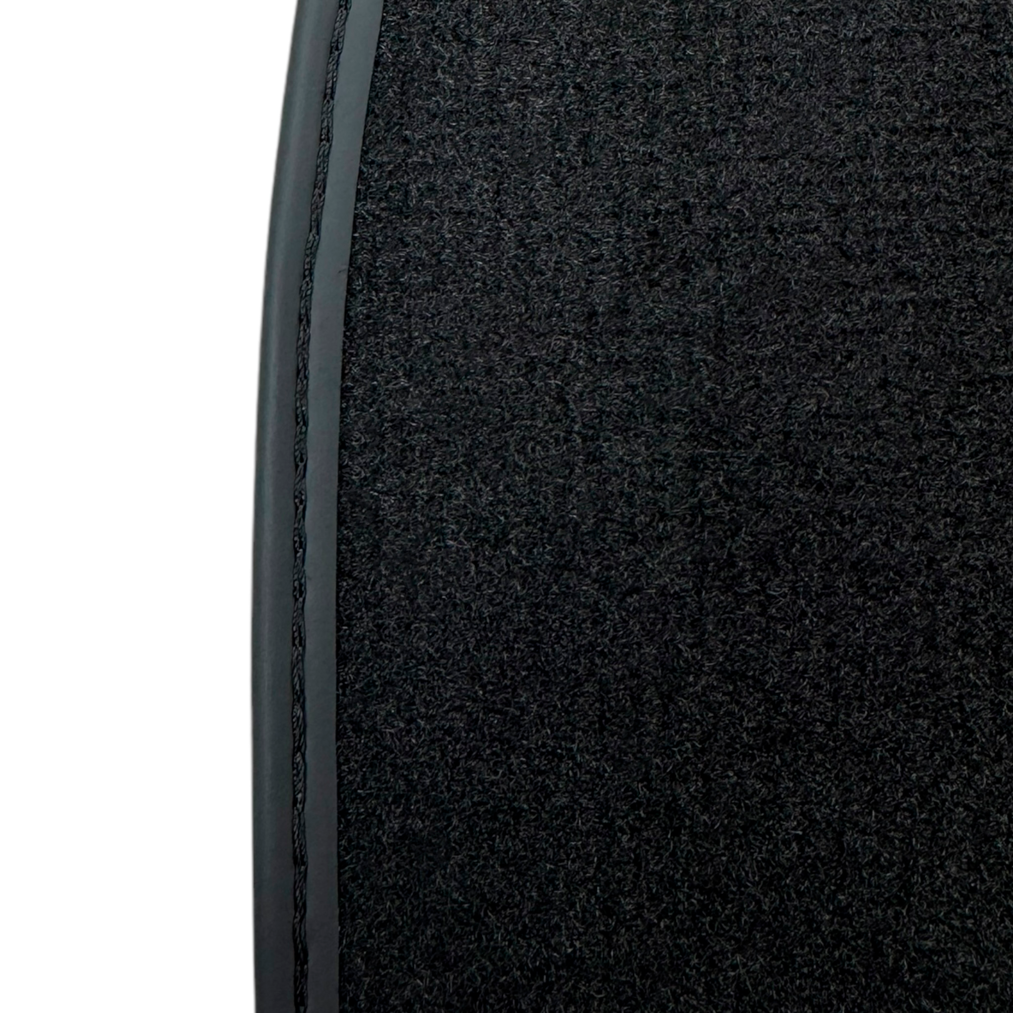 Black Floor Mats for Jaguar X-Type (2001-2009) with Leather - AutoWin