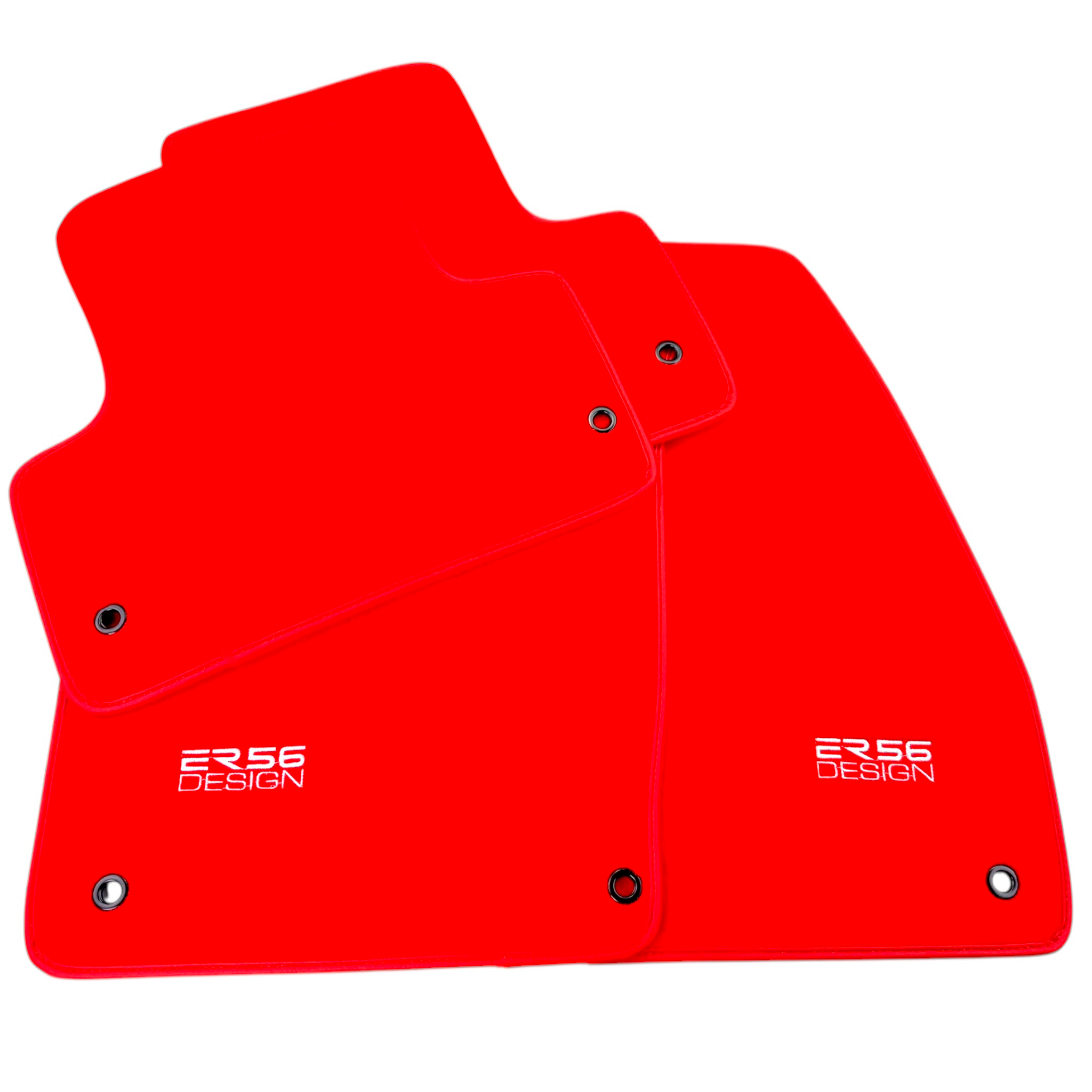 Red Floor Mats for Chevrolet Corvette C3 (1968-1982) by ER56 Design - AutoWin