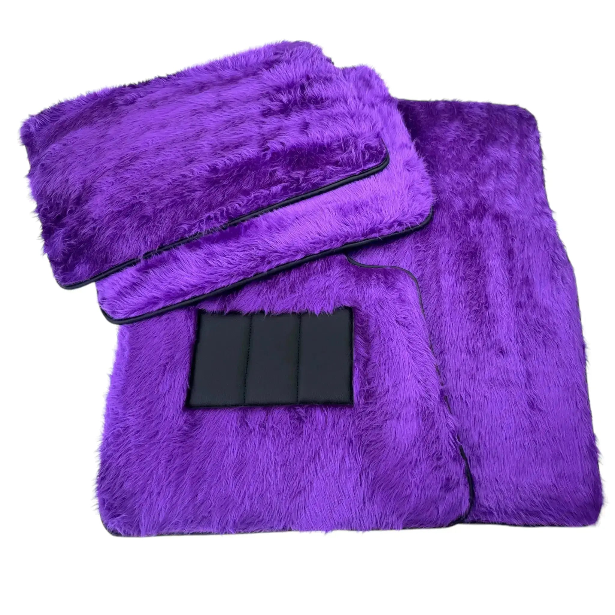 Purple Sheepskin Floor Mats for Rolls-Royce Cullinan (2018-2023)