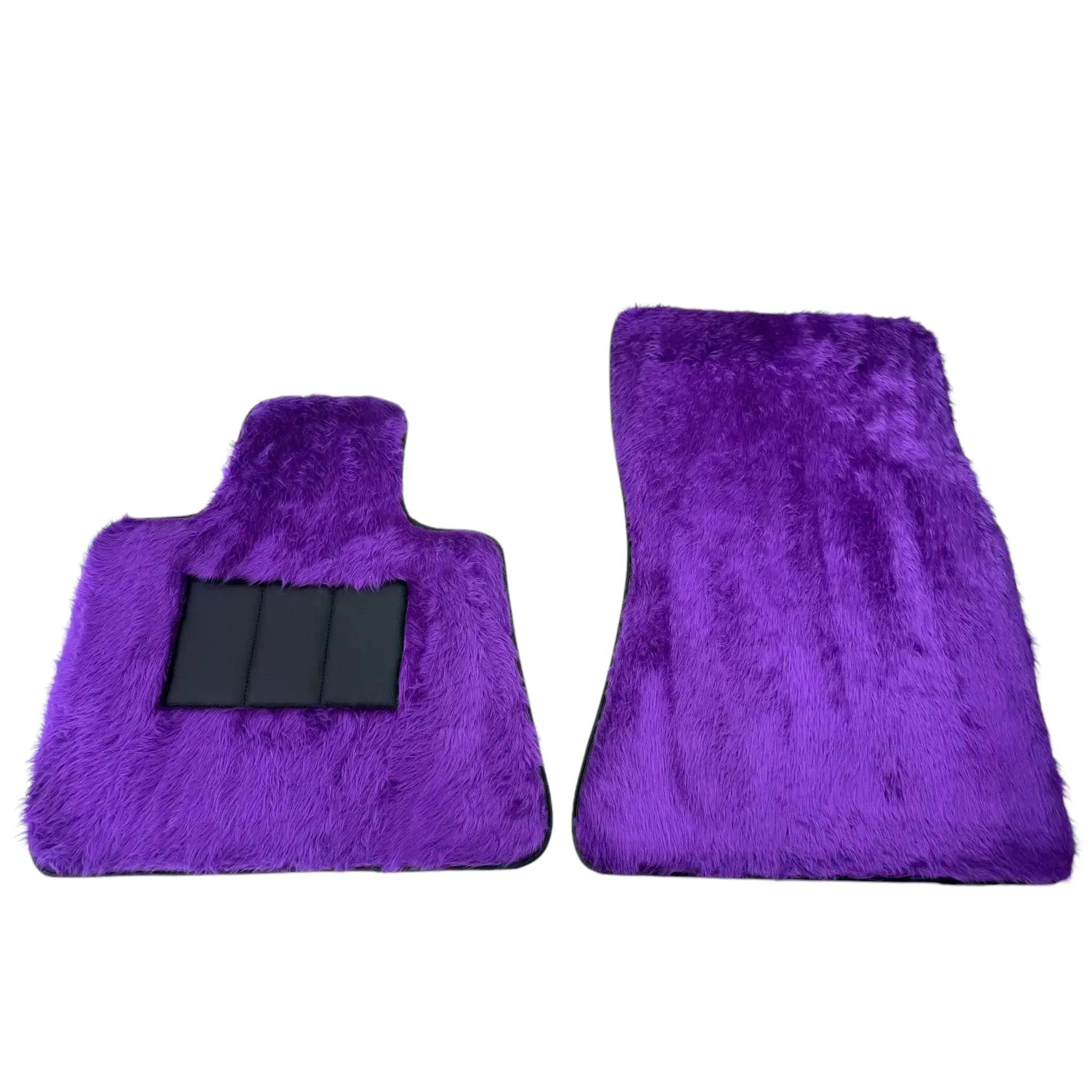 Purple Sheepskin Floor Mats for Rolls-Royce Cullinan (2018-2023)