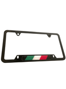 Autowin Number Plate Holder USA Standard Size Italy Flag - AutoWin