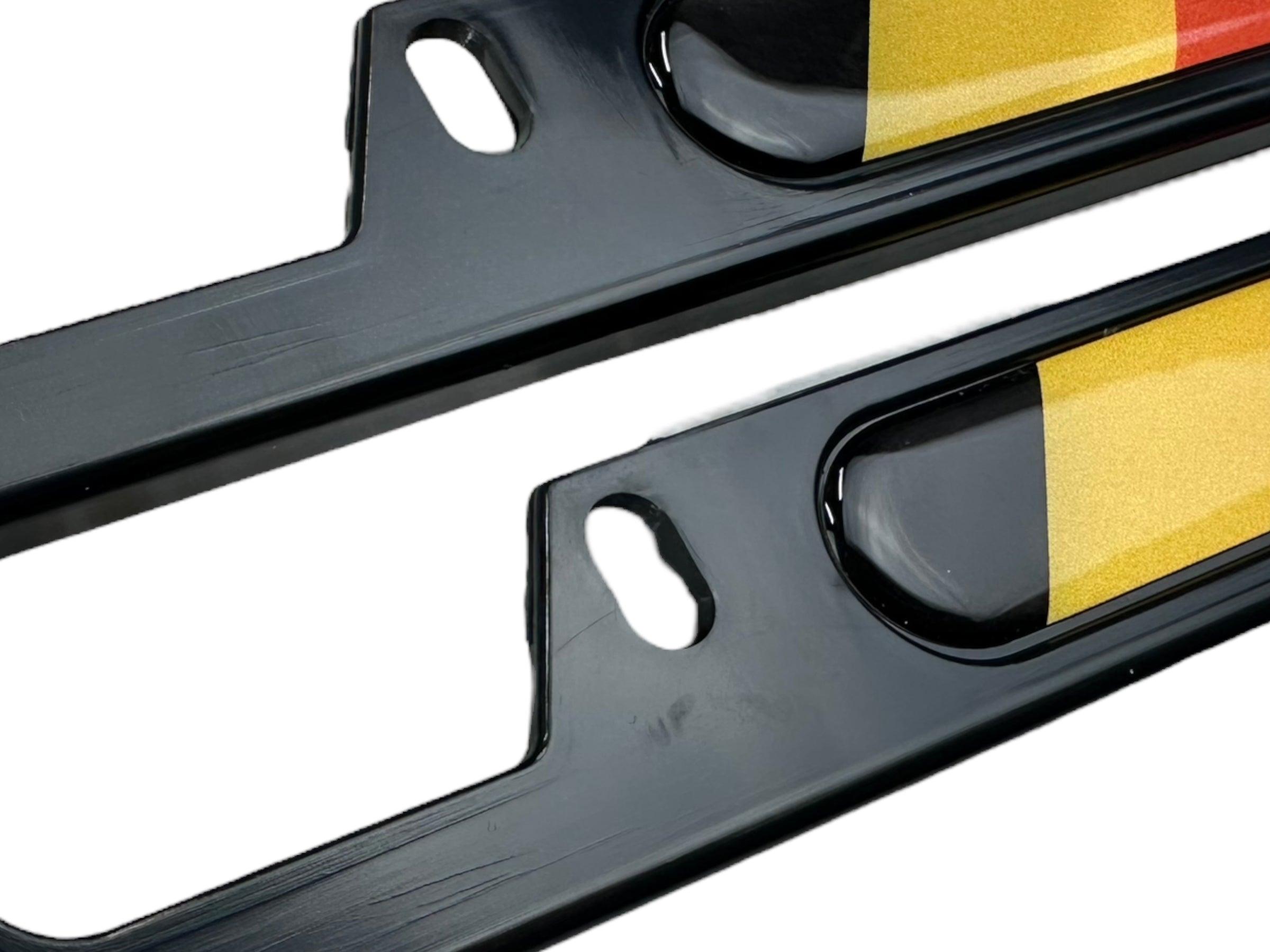 Autowin Number Plate Holder USA Standard Size Retro Yellow - AutoWin