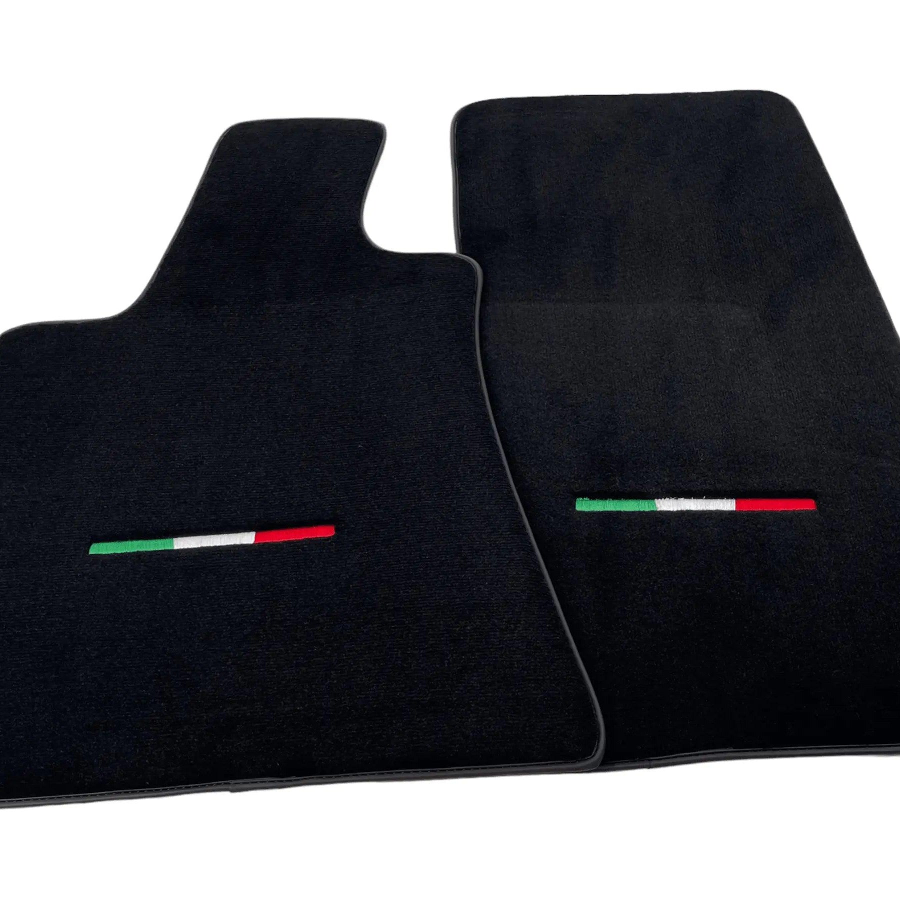 Black Floor Mats For Maserati Ghibli 2013-2022 Italy Edition - AutoWin