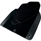 Black Floor Mats for Porsche 911 - 964 (1989-1994) with Carbon - AutoWin