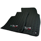 Customizable Leather Floor Mats for Lamborghini Urus with Green Stitching - AutoWin