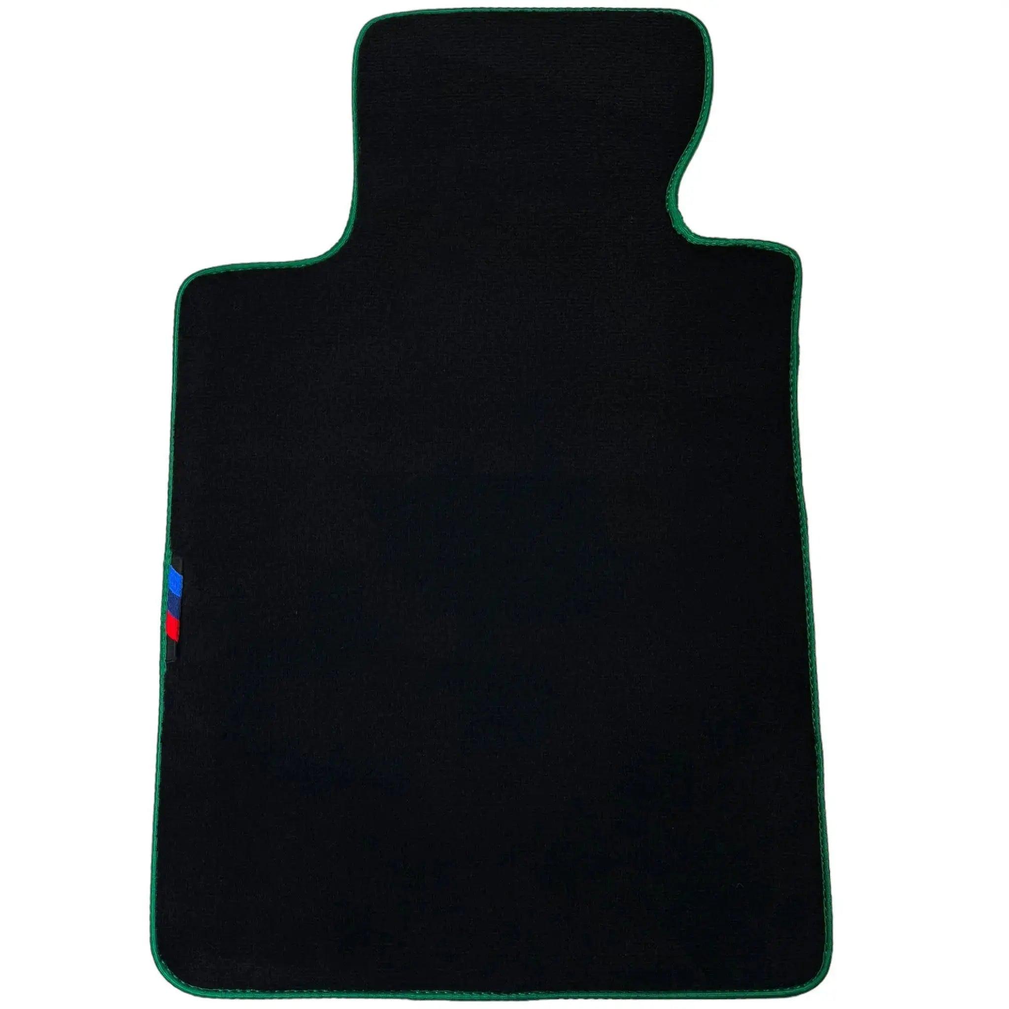 Black Mats For BMW 3 Series G21 5-door Wagon | Green Trim - AutoWin