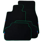 Black Mats For BMW iX1 - U11 SUV | Green Trim - AutoWin