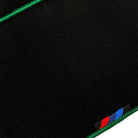 Black Mats For BMW iX1 - U11 SUV | Green Trim - AutoWin