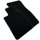 Black Mats For BMW iX1 - U11 SUV | Green Trim - AutoWin