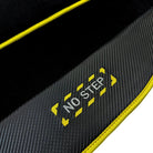 Black Mats For BMW M3 E46 | Fighter Jet Edition | Yellow Trim - AutoWin