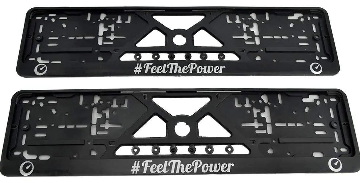 FeelThePower Number Plate Holder Eu Standard Size 52 Cm X 11 Cm - AutoWin