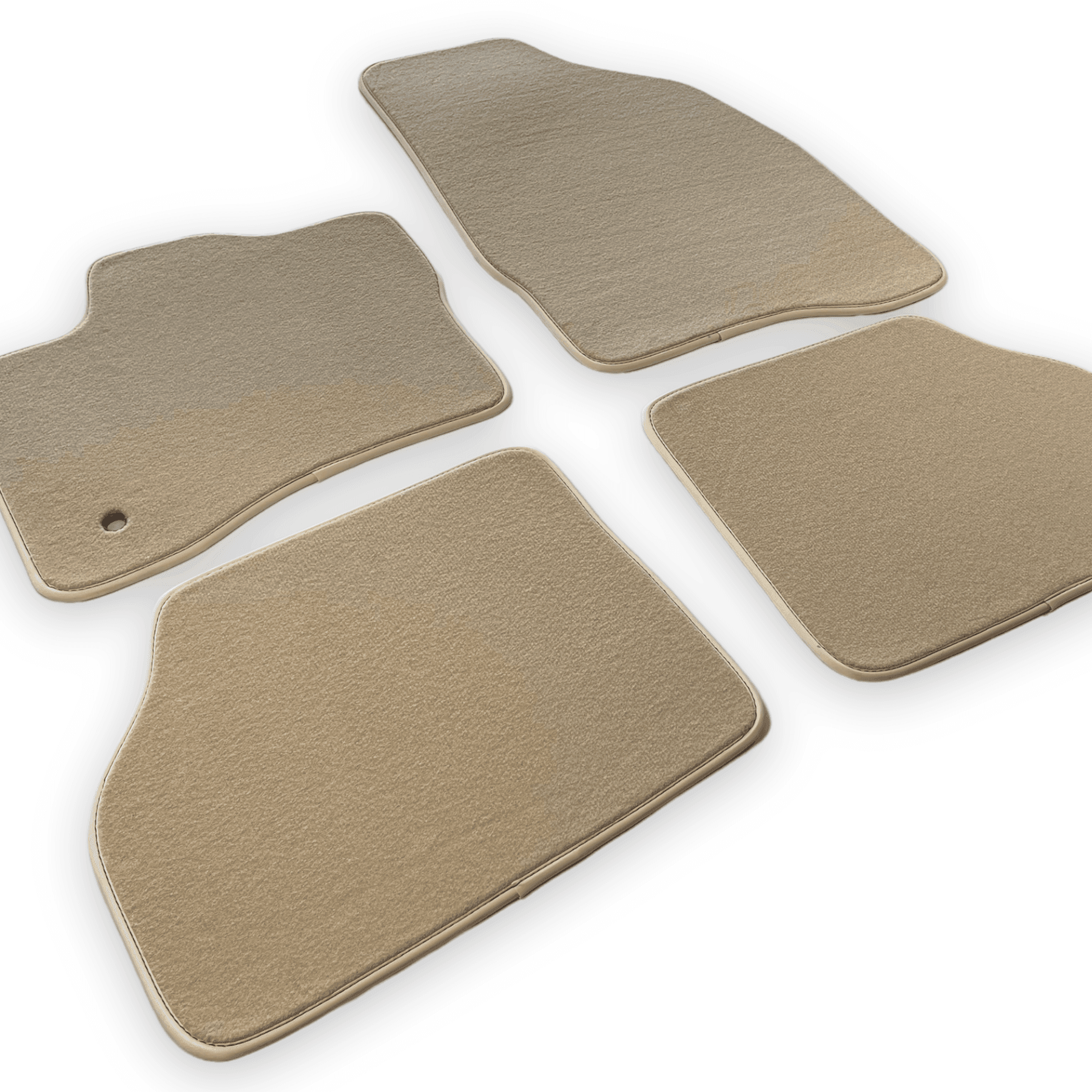 Floor Mats For Lincoln MKS 2009-2016 Beige Tailored Carpets - AutoWin