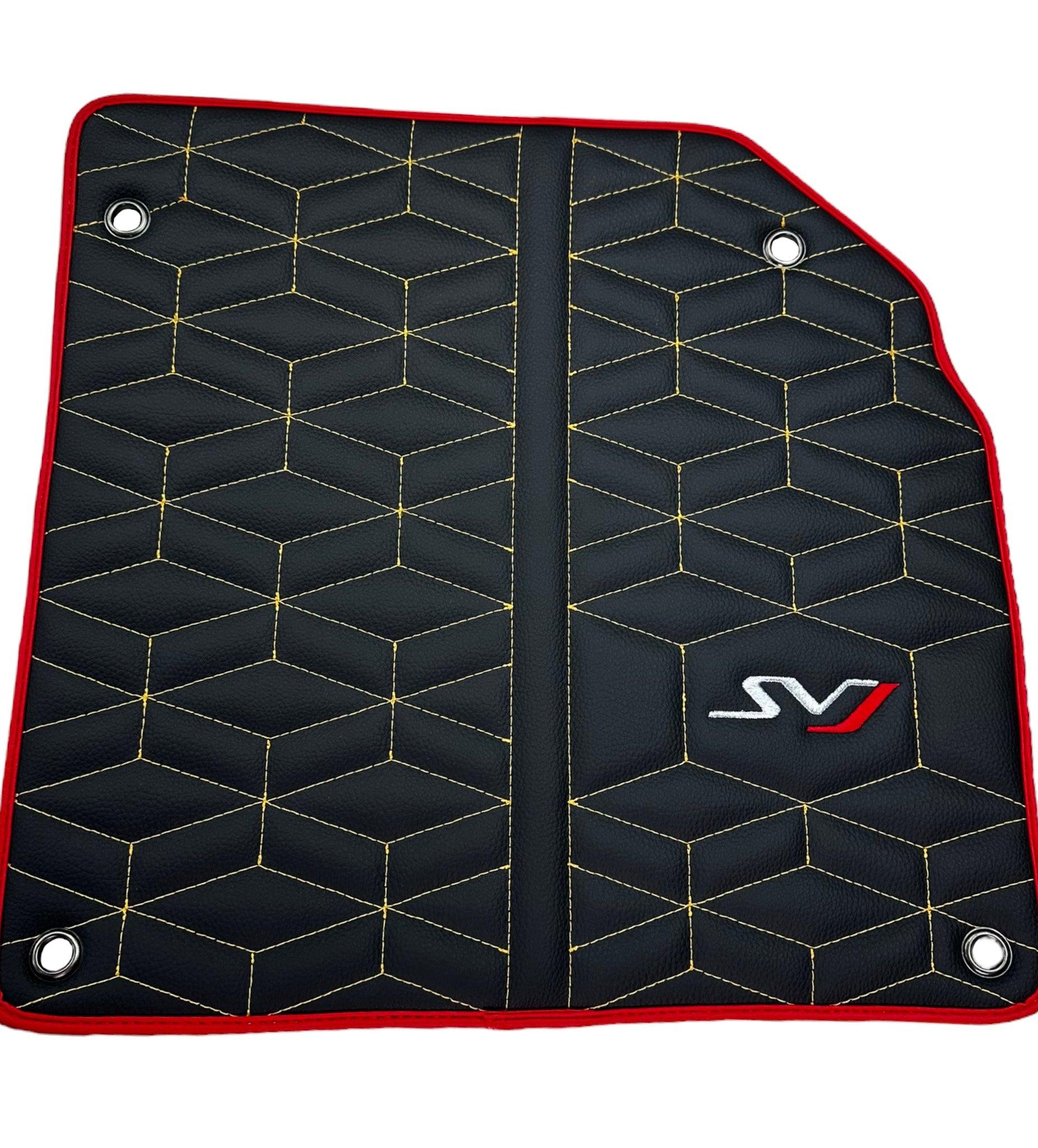 Leather Floor Mats for Lamborghini Aventador SVJ Limited Edition - AutoWin