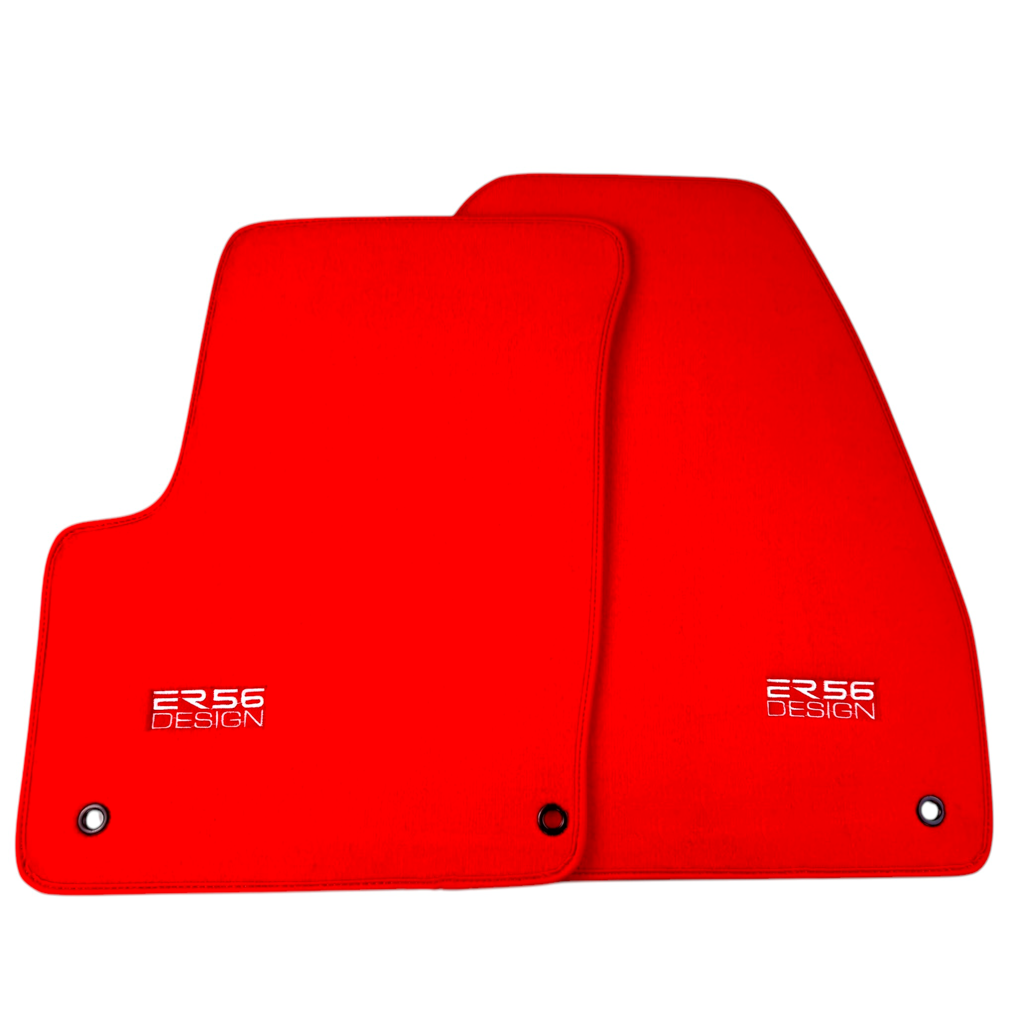 Red Floor Mats for Jeep Cherokee KJ (2002-2007) by ER56 Design